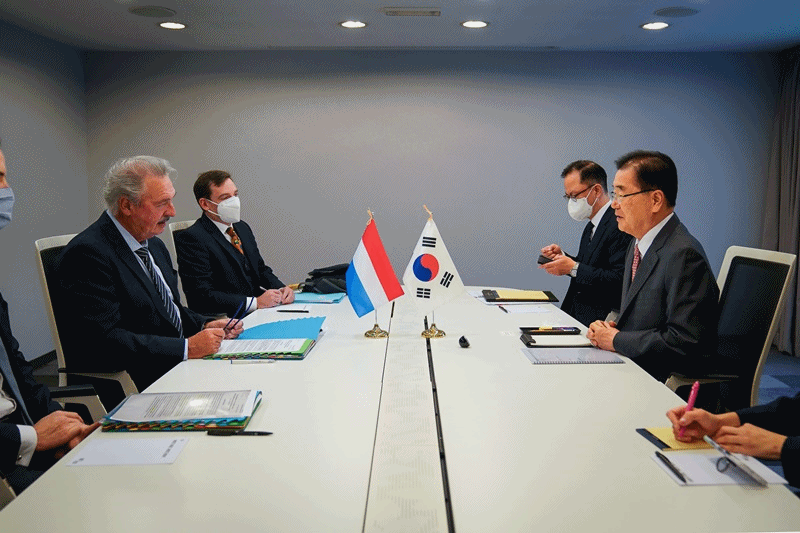 경제협력개발기구(OECD) 각료이사회 계기 한-룩셈부르크 외교장관 회담