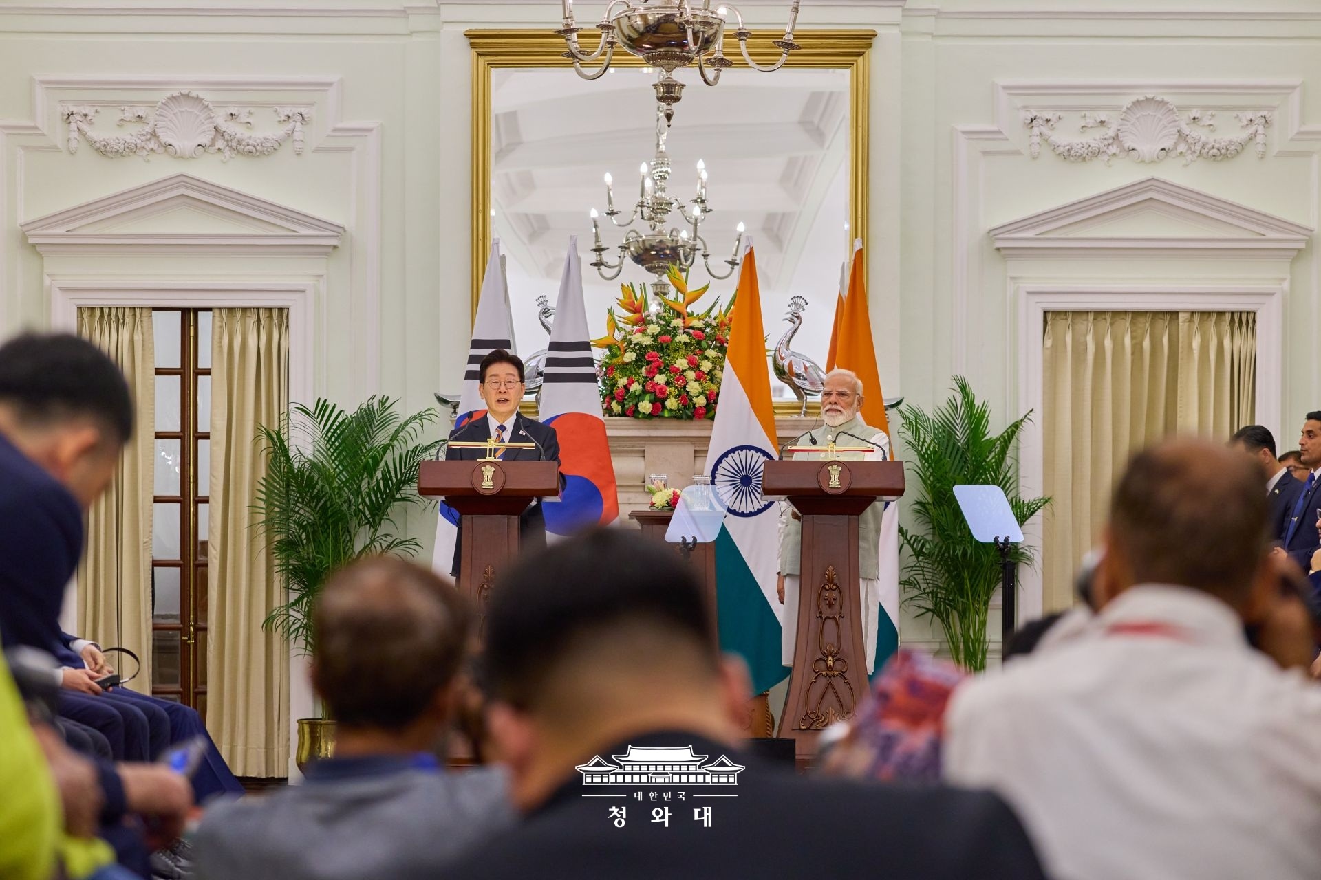 한·인도 MOU 교환식 및 공동언론발표
