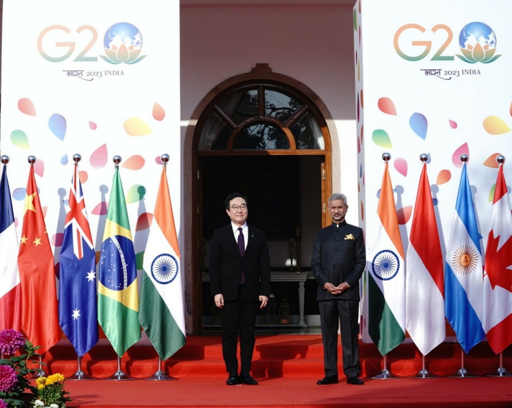 Vice Minister of Foreign Affairs Lee Dohoon Attends G20 Foreign Ministers’ Meeting