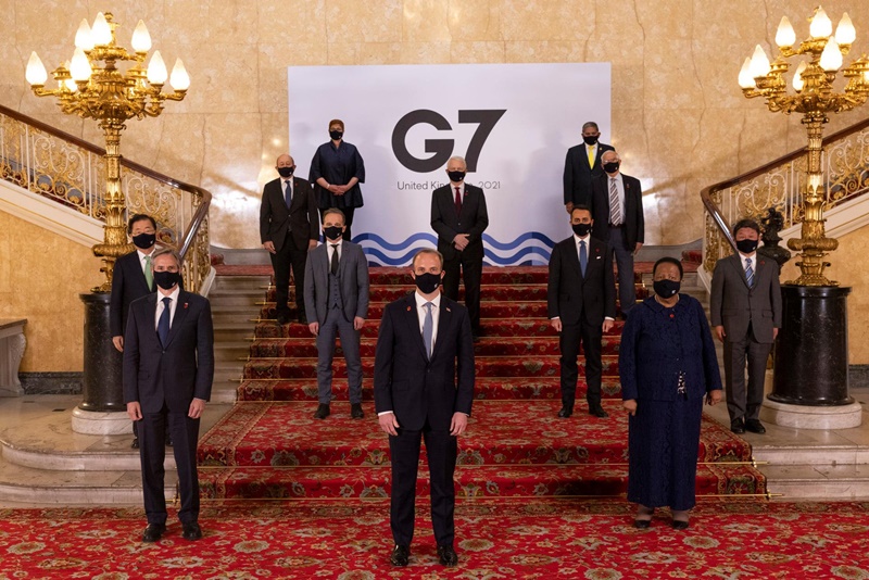 2021년 주요 7개국 협의체[G7] 외교·개발장관회의 참석 