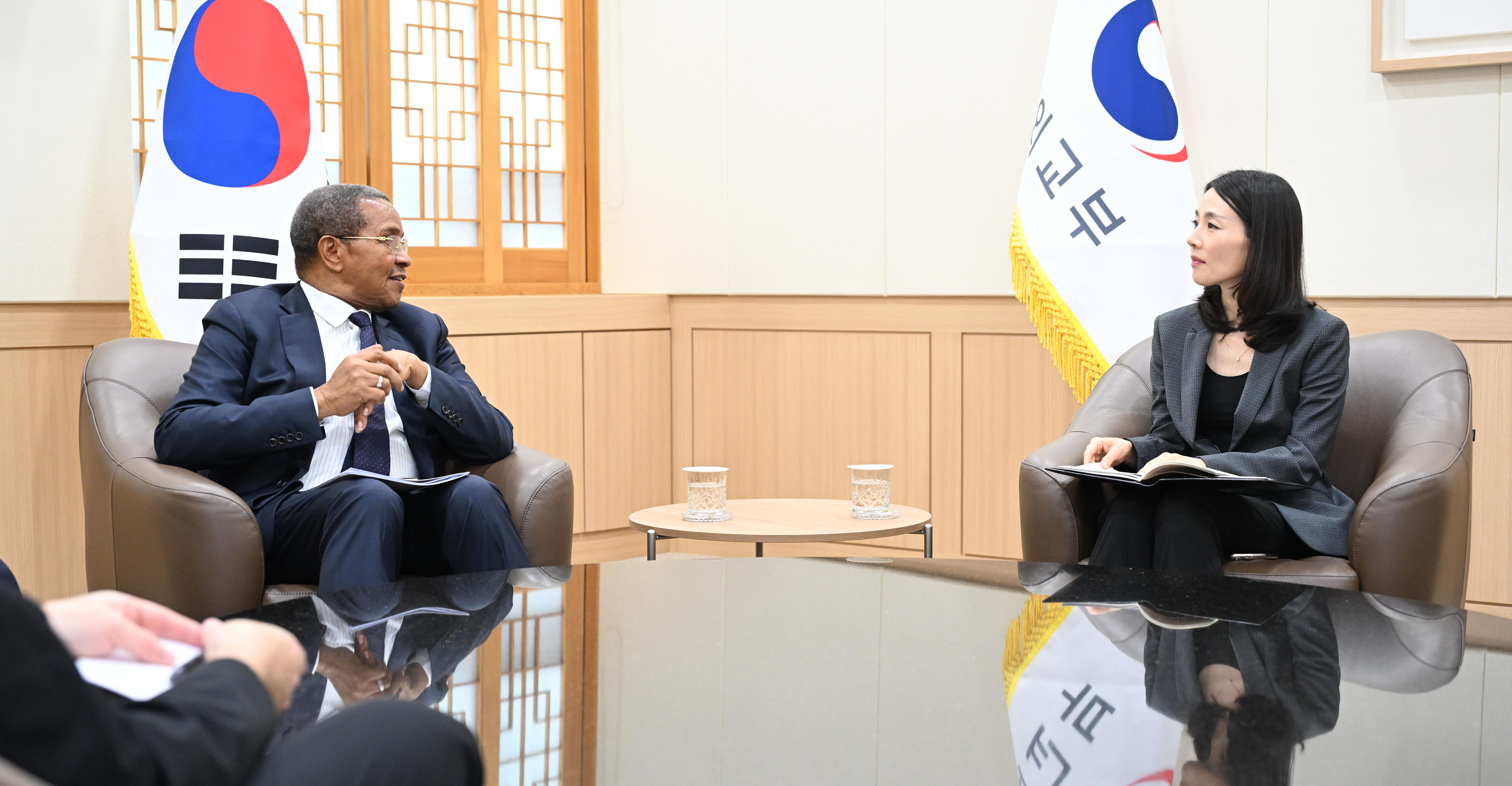 김진아 2차관, 교육을 위한 글로벌 파트너십(GPE) 이사회 의장 접견