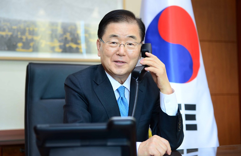 Minister of Foreign Affairs Holds Telephone Conversation with U.S. Secretary of State 