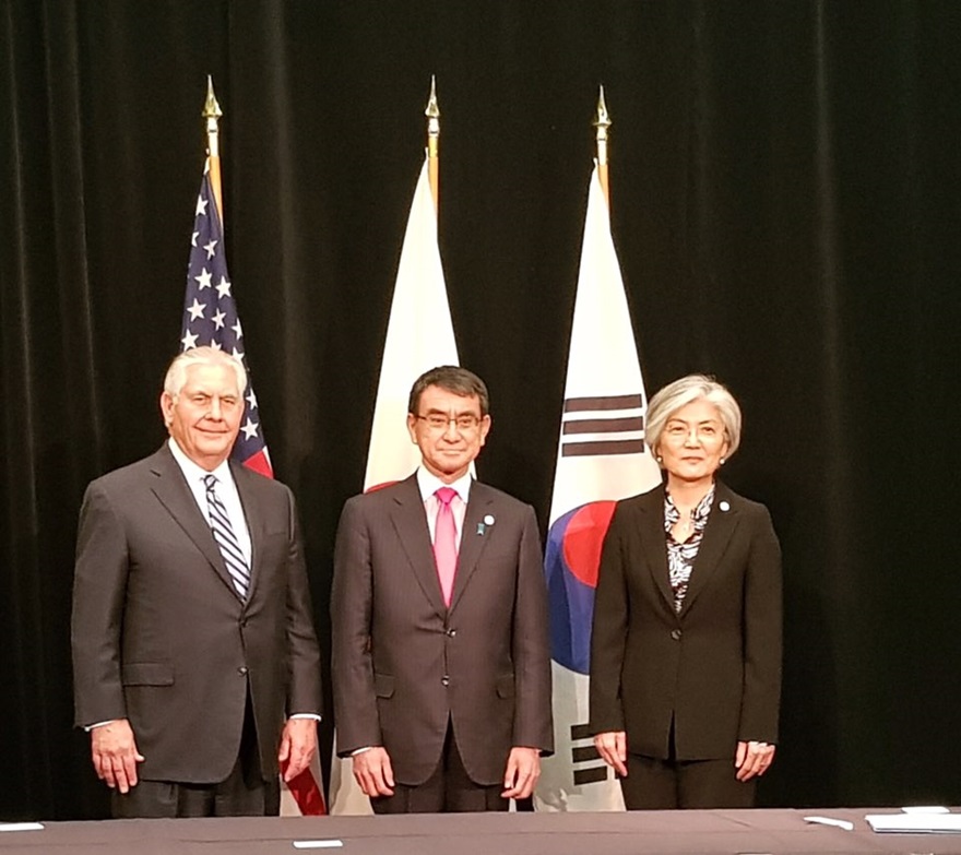 강경화 외교부장관, 밴쿠버 회의 계기 한‧미-한‧미‧일 외교장관회담 참석 결과 