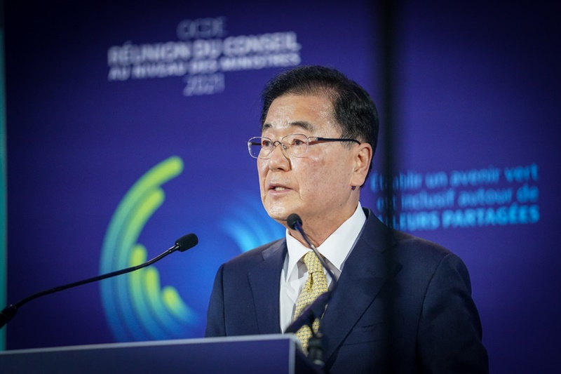 외교부 장관, 녹색의 포용적 미래 구축과 더욱 발전된 OECD의 미래 60년을 위한 한국의 기여 방안 강조 