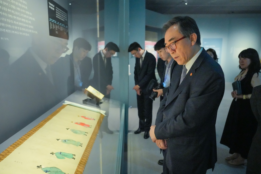 한일 국교정상화 60주년 기념 '조선시대 통신사 특별전' 관람한일 국교정상화 60주년 기념 '조선시대 통신사 특별전' 관람