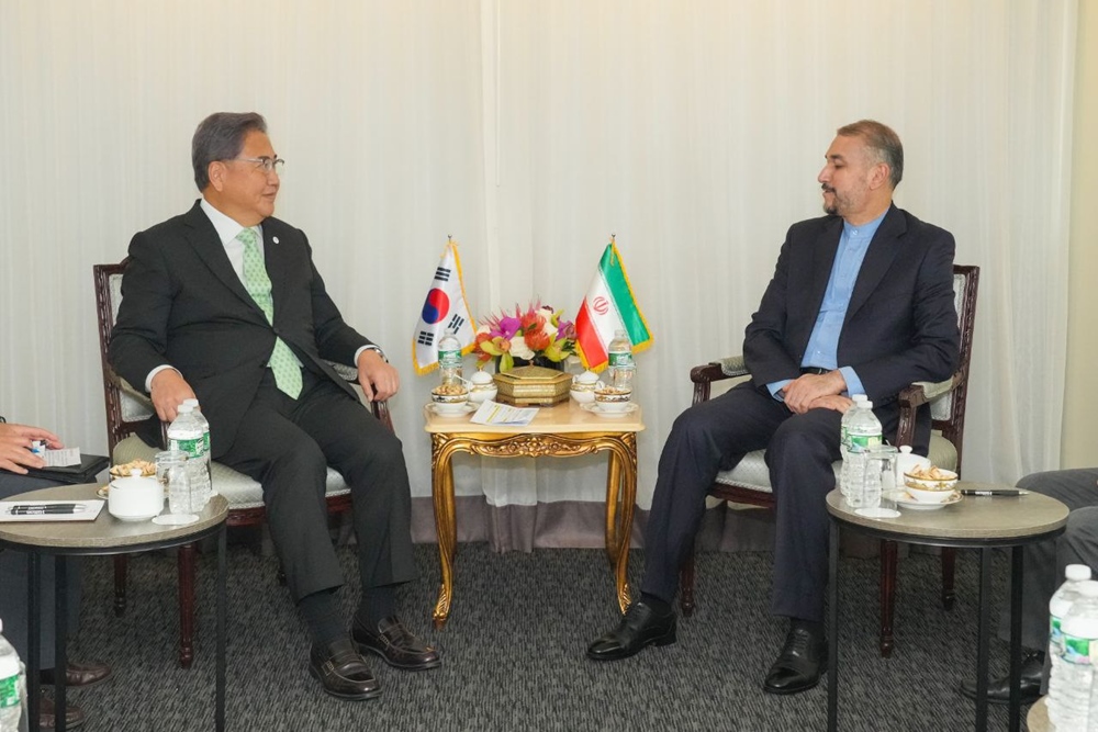 Korea-Iran Foreign Ministers’ Meeting on Occasion of UN General Assembly Session (September 22)