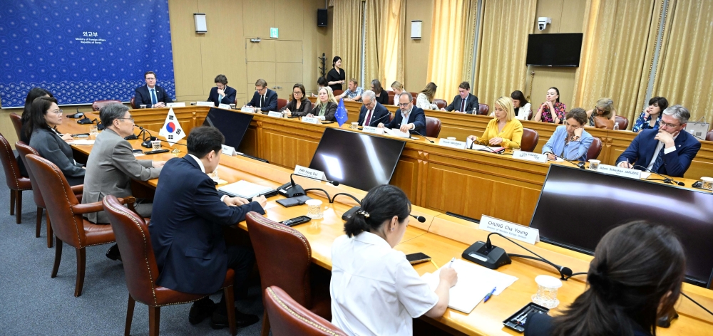 외교장관, 유럽의회 한반도관계대표단 면담
