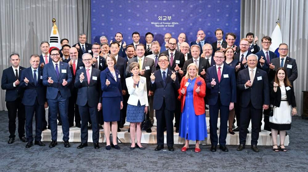 조태열 장관, 주한 유럽지역 외교단과 차담회 개최