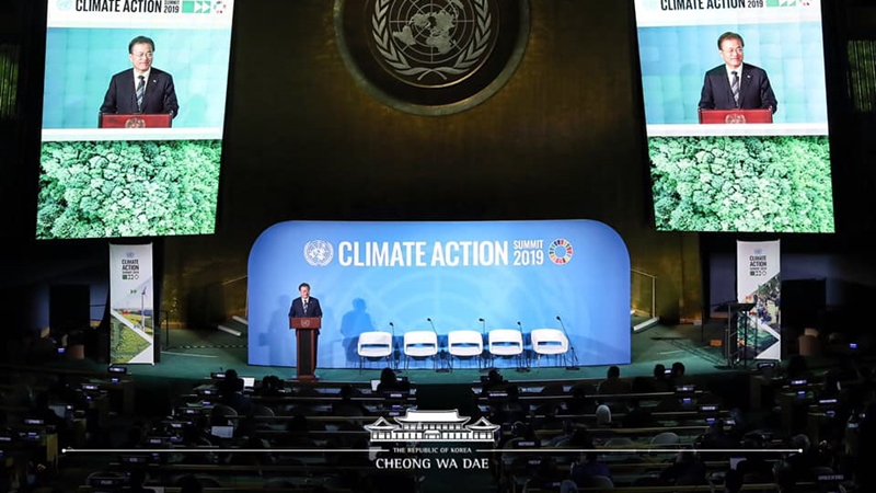 Address by President Moon Jae-in at United Nations Climate Action Summit