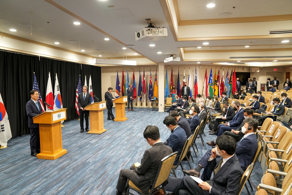 한미일 3국 외교장관 회의(2022.2.12.) 공동성명​