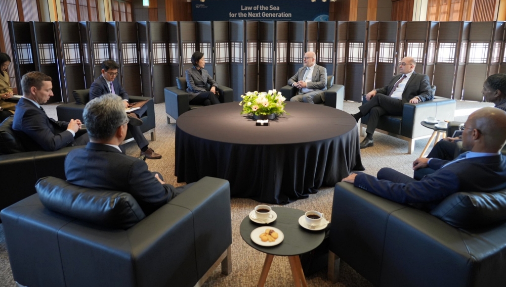 오영주 제2차관, 토마스 하이더 국제해양법재판소장 면담