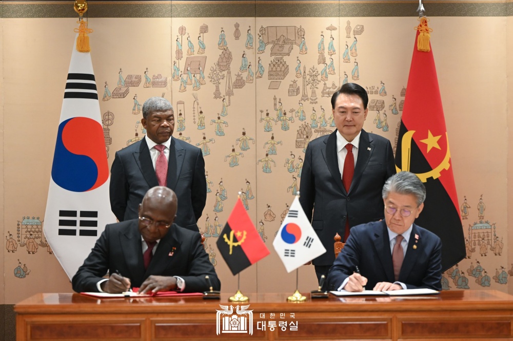 윤석열 대통령, 앙골라 대통령 공식 방한 계기 정상회담 개최