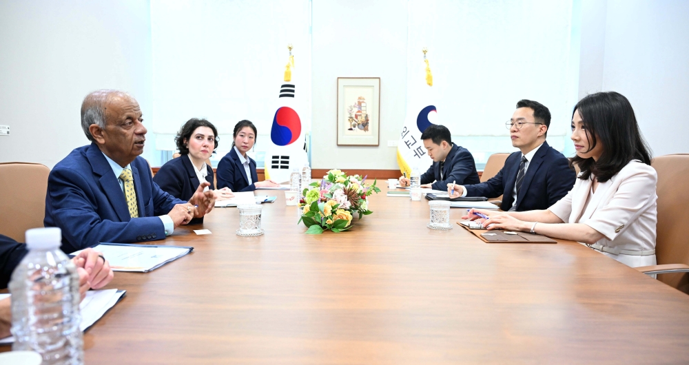 김진아 제2차관, 유엔 운영지원국 사무차장 면담