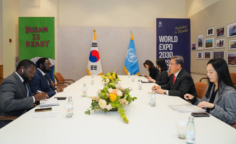 박진 장관, 유엔총회 계기 아프리카 국가와 양자 면담 개최