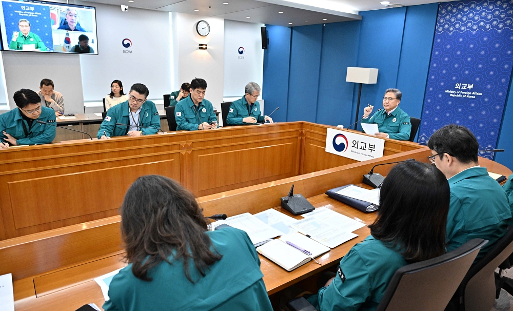 박진 장관, 이-팔 사태 관련 재외국민대책본부 회의