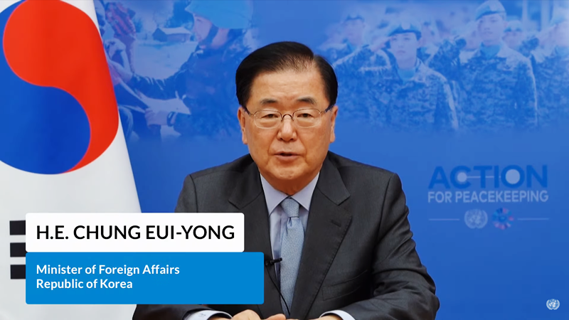 장관, '평화유지구상(A4P) 3주년 기념행사' 기조연설
