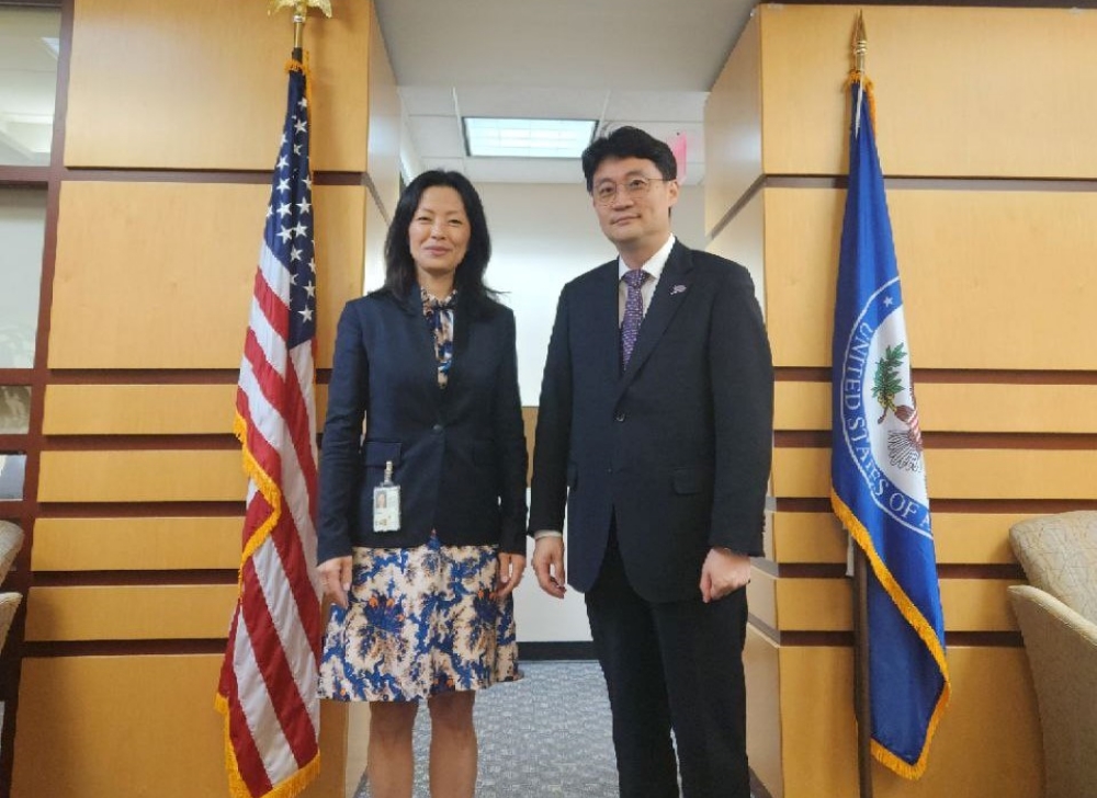 평화외교기획단장, 미국 국무부 대북특별부대표와 대북 정책 협의