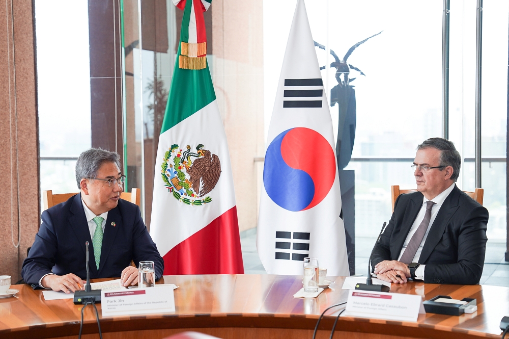 Foreign Minister Has Meetings with Foreign, Economy and Energy Secretaries of Mexico