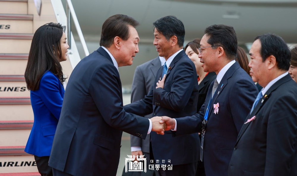 일본 히로시마 공항 도착