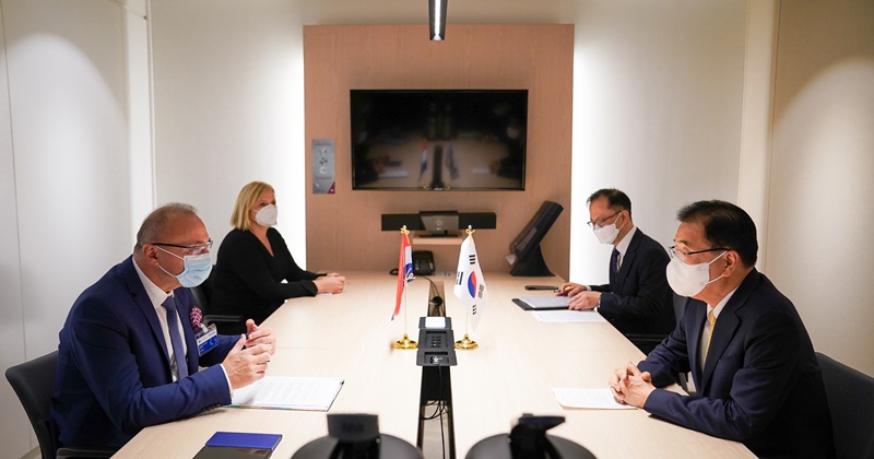 경제협력개발기구(OECD) 각료이사회 계기 한-크로아티아 외교장관 회담 
