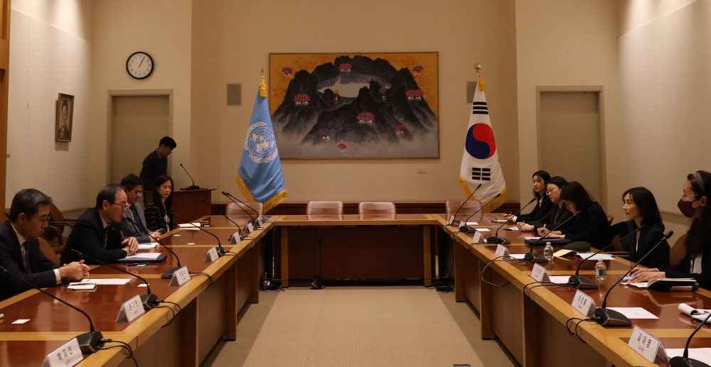 김진아 제2차관, 안보리 소형무기 불법거래 관련 공개토의 참석