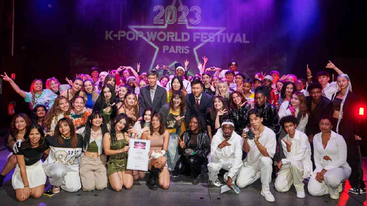 K-Pop World Festival hosted by the Korean Embassy in France